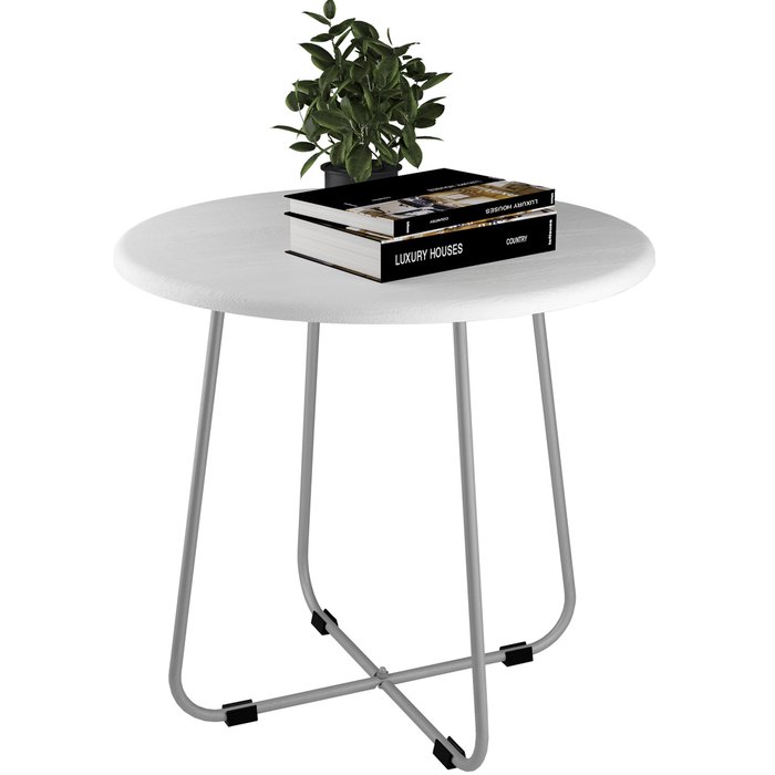 Стол журнальный Beauty Style 14 белого цвета - купить Журнальные столики по цене 3788 Стол журнальный Beauty Style 14 белого цвета - купить Журнальные столики по цене 3788
