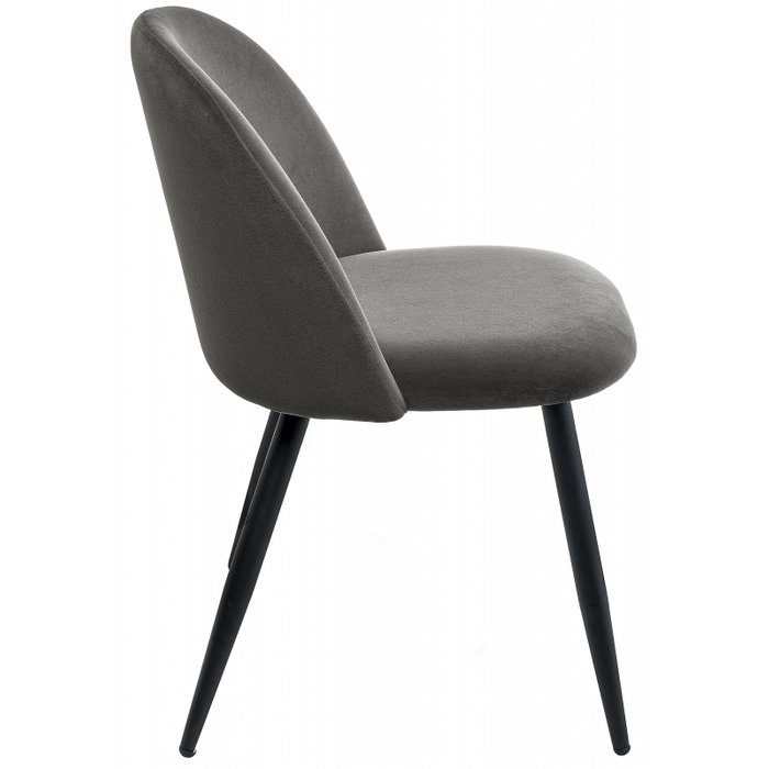 Обеденный стул Vels темно-серого цвета - лучшие Обеденные стулья в INMYROOM