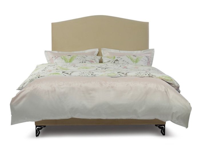 Кровать Chateau 180х200 с подъемным механизмом и ортопедической решеткой бежевого цвета - купить Кровати для спальни по цене 125490.0