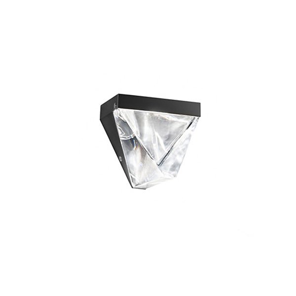 Настенный светильник с плафоном из прозрачного хрусталя Fabbian "Tripla"