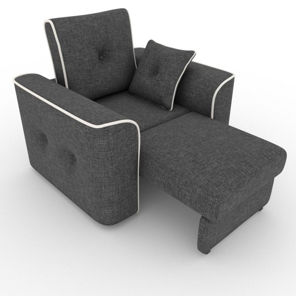 Кресло-кровать Navrik серого цвета - купить Интерьерные кресла по цене 9700.0