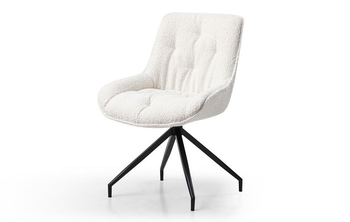 Обеденный стул Joely белого цвета - лучшие Обеденные стулья в INMYROOM