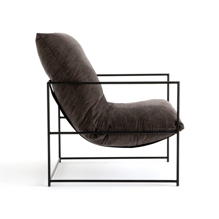 Кресло из металла Sgothan серого цвета - лучшие Интерьерные кресла в INMYROOM