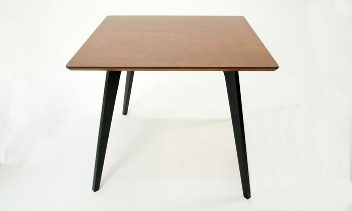 Обеденный стол Arki М 90 черно-коричневого цвета - лучшие Обеденные столы в INMYROOM