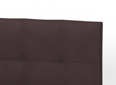 Кровать Венера-2 140х190 темно-коричневого цвета с подъемным механизмом (рогожка) - лучшие Кровати для спальни в INMYROOM