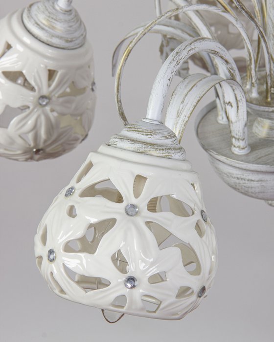 Подвесная люстра DANIELA STY40028/5 (керамика, цвет белый) - лучшие Подвесные люстры в INMYROOM