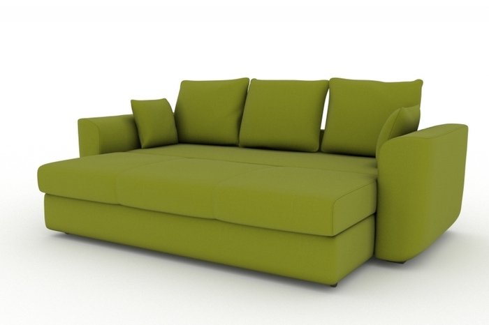 Прямой диван-кровать Stamford зеленого цвета - купить Прямые диваны по цене 15500.0
