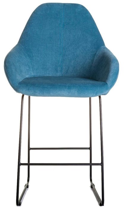Кресло барное Kent голубого цвета - лучшие Барные стулья в INMYROOM