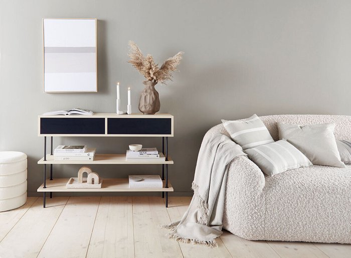 Ваза для декора Tulunan бежевого цвета - купить Вазы  по цене 12490