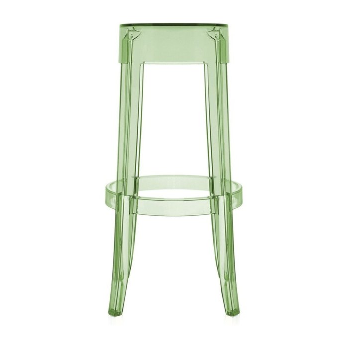Стул барный Charles Ghost зеленого цвета - купить Барные стулья по цене 27810.0