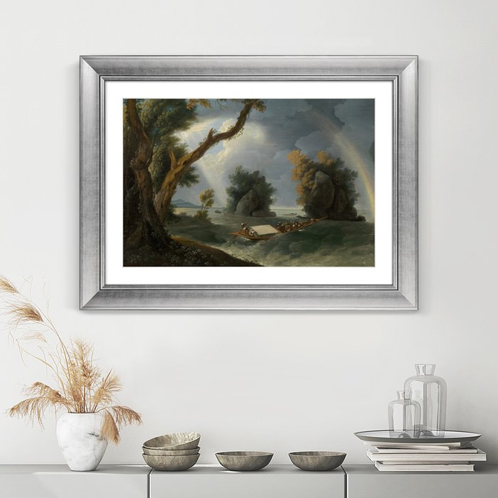 Репродукция картины в раме Storm near the Col-gon Rocks, 1790г. - лучшие Картины в INMYROOM