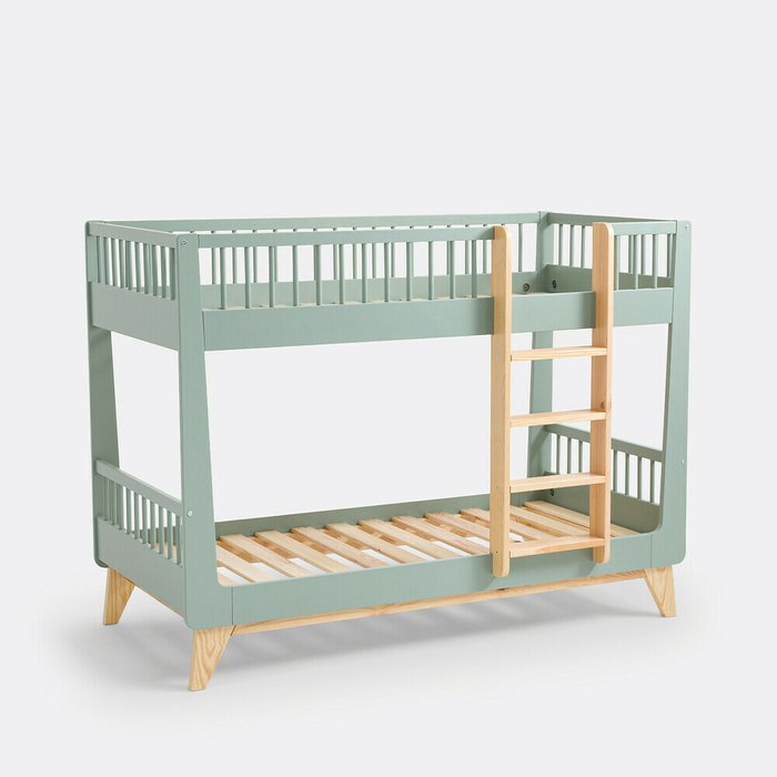 Двухъярусная кровать Willox 90x190 зеленого цвета - лучшие Двухъярусные кроватки в INMYROOM Двухъярусная кровать Willox 90x190 зеленого цвета - лучшие Двухъярусные кроватки в INMYROOM