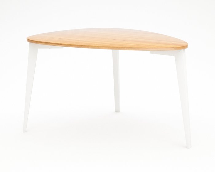 Стол обеденный Shell бело-бежевого цвета - купить Обеденные столы по цене 40417.0