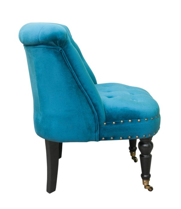 Низкое кресло Aviana blue velvet - купить Интерьерные кресла по цене 14000.0