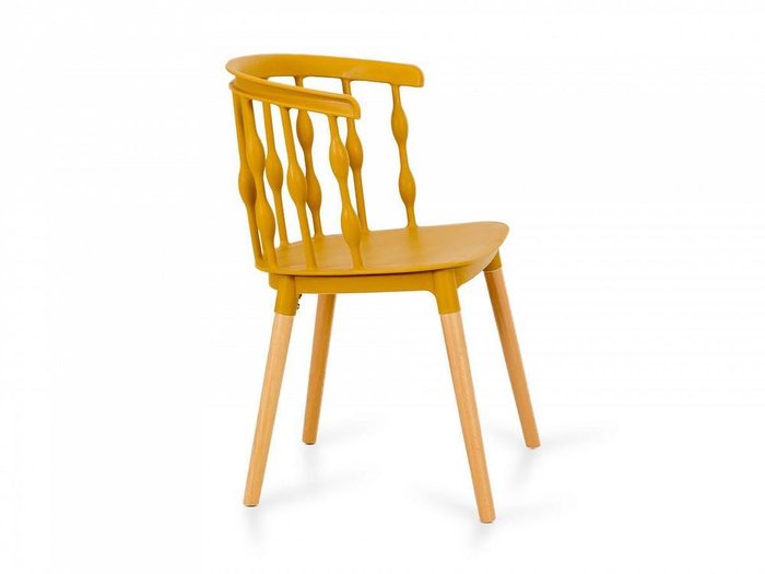 Стул Elton желтого цвета - лучшие Обеденные стулья в INMYROOM