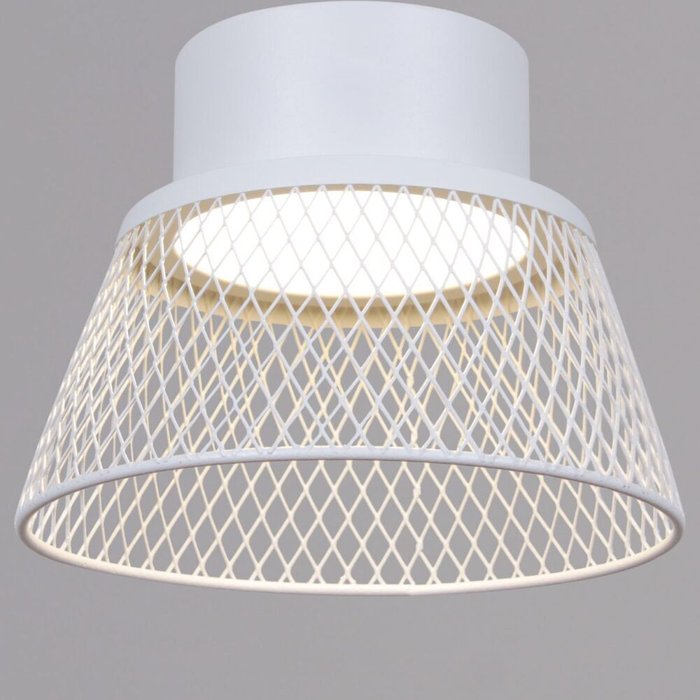 Подвесной светильник 01109-0.9-01 WT (металл, цвет белый) - купить Подвесные светильники по цене 1640