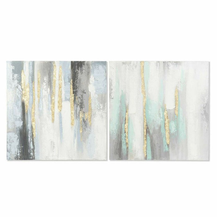 Картина Абстракция 80 x 3 x 80 cm современный (2 штук)