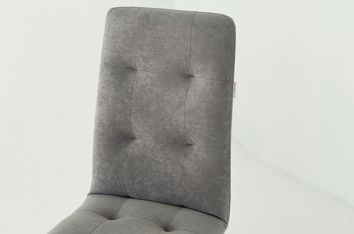 Стул Турин 2 серого цвета с белыми ножками - купить Обеденные стулья по цене 5890.0