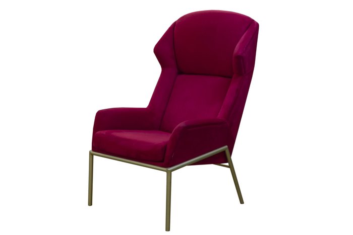 Кресло Nambroca в обивке бордового цвета - купить Интерьерные кресла по цене 41930.0
