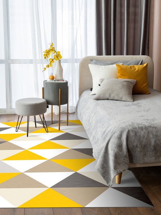 Ковер Blaze hygge 160x230 бежево-желтого цвета - лучшие Ковры в INMYROOM