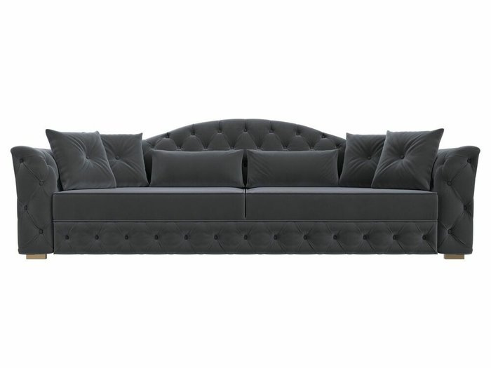 Прямой диван-кровать Артис серого цвета - купить Прямые диваны по цене 71999.0