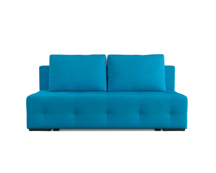 Диван-кровать Марсель 1 сине-голубого цвета - купить Прямые диваны по цене 30590.0