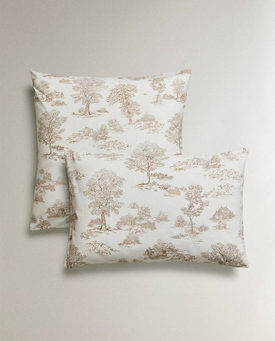 Toile de Jouy лесная наволочка