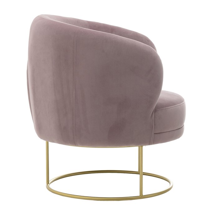 Кресло из металла и полиэстера розовое - лучшие Интерьерные кресла в INMYROOM