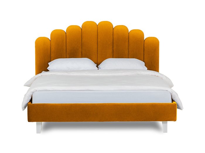 Кровать Queen Sharlotta L 160х200 оранжевого цвета 