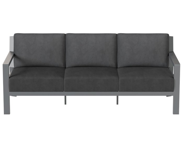 Садовый диван Тетра 3 серого цвета - купить Садовые диваны по цене 169656.0