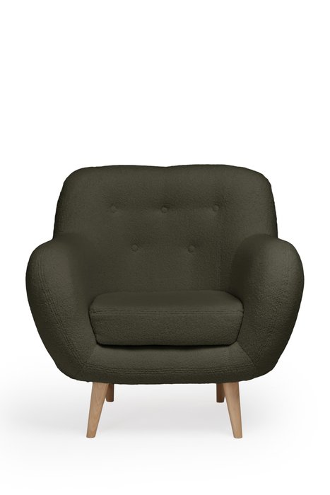 Кресло Элефант темно-серого цвета - купить Интерьерные кресла по цене 27710.0