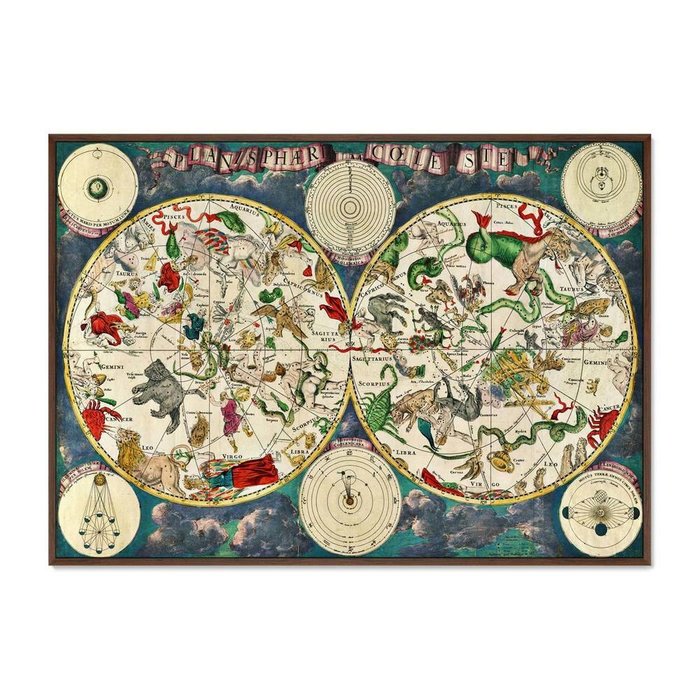 Картина Карта созвездий 17 век  - купить Картины по цене 21999.0