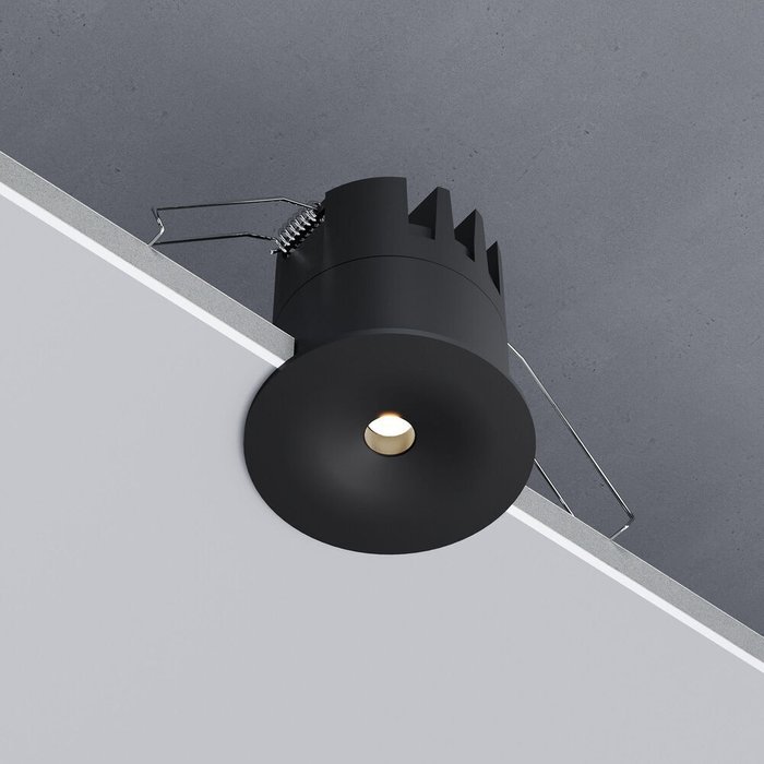 Светильник встраиваемый светодиодный Binnie 12W 3000K черный 15275/LED Светильник встраиваемый светодиодный Binnie 12W 3000K черный 15275/LED