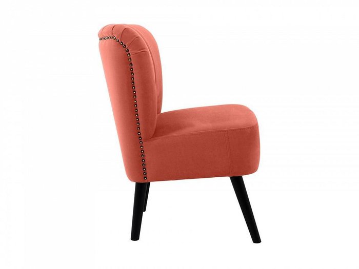 Кресло Barbara кораллового цвета - лучшие Интерьерные кресла в INMYROOM