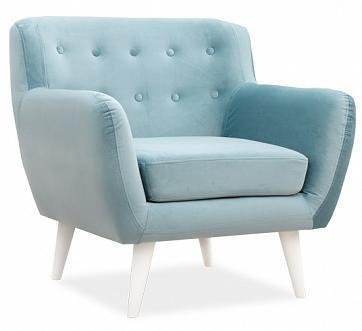 Кресло Эллинг дизайн 9 голубого цвета