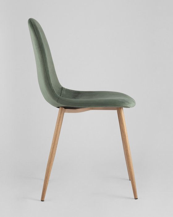 Стул Валенсия бархат оливкового цвета  - лучшие Обеденные стулья в INMYROOM
