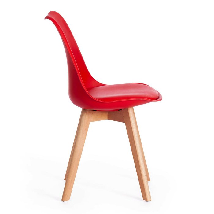Стул Tulip красного цвета - купить Обеденные стулья по цене 3580.0