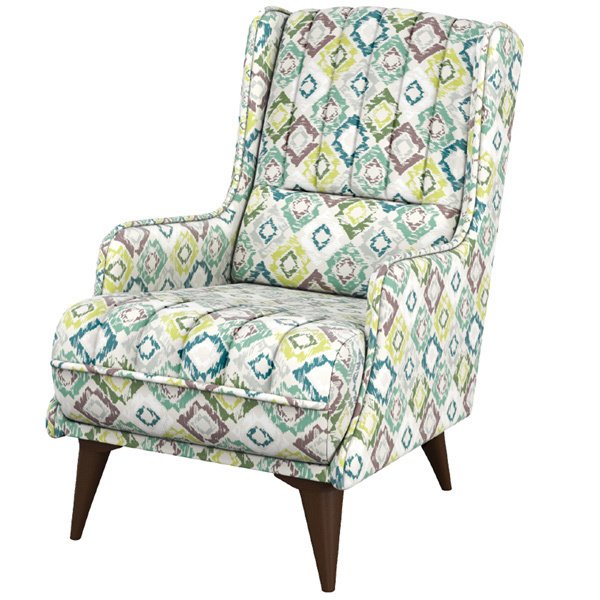 Кресло Болеро с разноцветным принтом - купить Интерьерные кресла по цене 16508.0