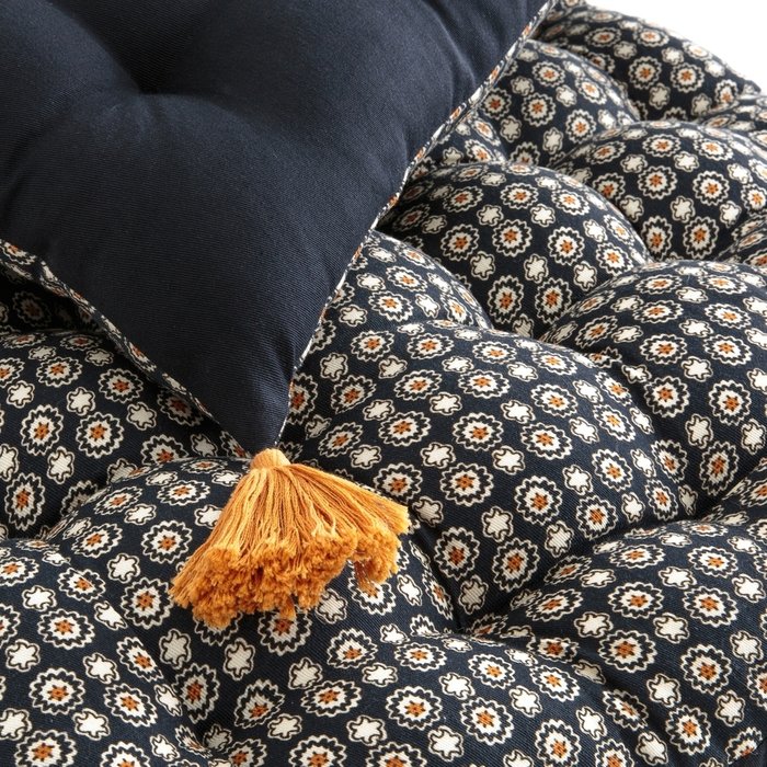 Матрас напольный Yanci темно-синего цвета - лучшие Декоративные подушки в INMYROOM