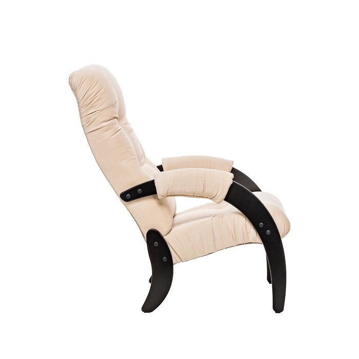 Кресло для отдыха Модель 61 с обивкой  бежевого цвета - лучшие Интерьерные кресла в INMYROOM
