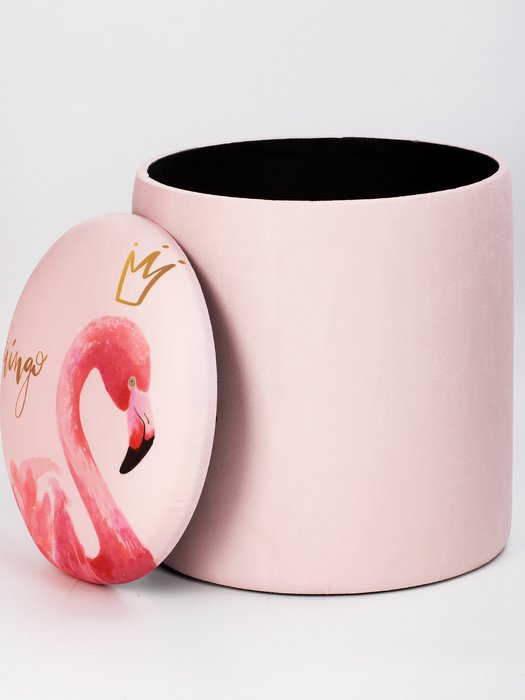 Пуф розового цвета с крышкой - купить Пуфы по цене 6066.0