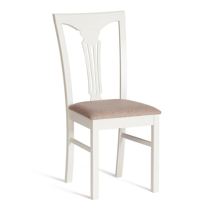 Набор из двух стульев Hermes бело-коричневого цвета - купить Обеденные стулья по цене 10000.0
