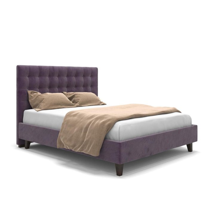 Кровать Finlay на ножках фиолетовая 140х200