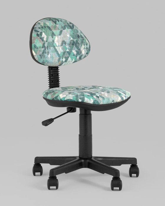 Кресло компьютерное детское Умка абстракция зеленого цвета - купить Офисные кресла по цене 3490.0