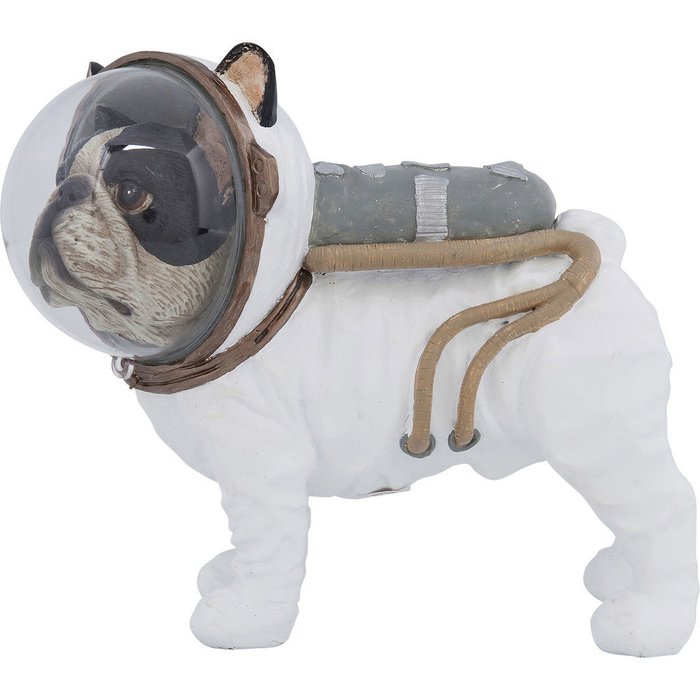 Статуэтка Space Dog белого цвета - купить Фигуры и статуэтки по цене 8460.0 Статуэтка Space Dog белого цвета - купить Фигуры и статуэтки по цене 8460.0