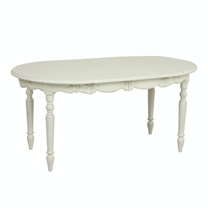 Раздвижной обеденный стол Марсель белого цвета - купить Обеденные столы по цене 108120.0
