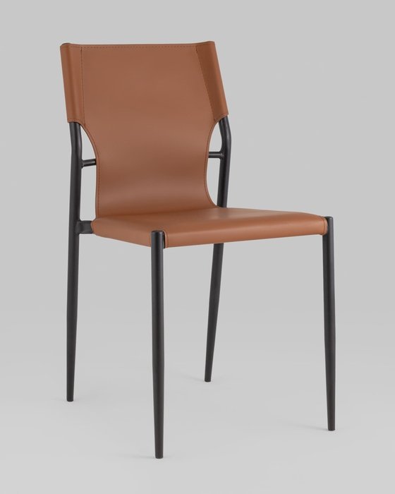 Стул обеденный West коричневого цвета - купить Обеденные стулья по цене 12990.0