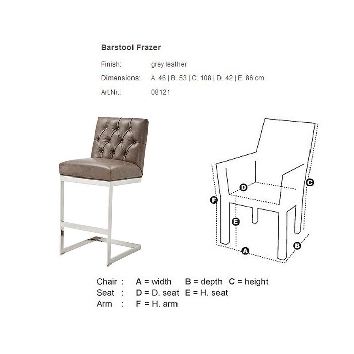Стул 108121 - купить Барные стулья по цене 78650.0