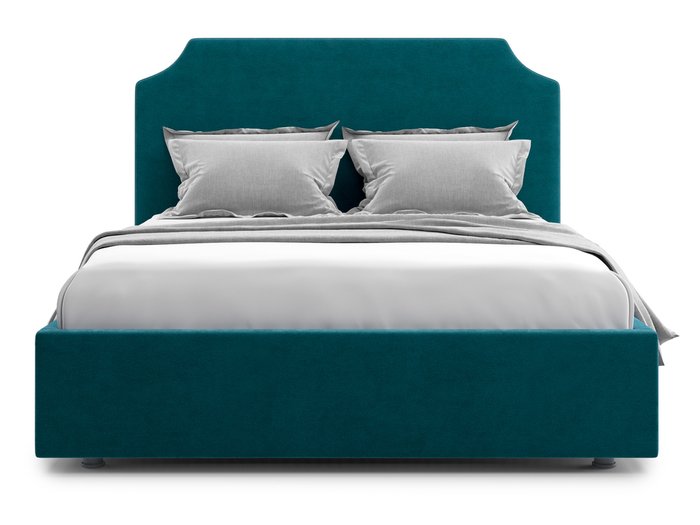 Кровать Izeo 160х200 сине-зеленого цвета с подъемным механизмом  - купить Кровати для спальни по цене 41300.0