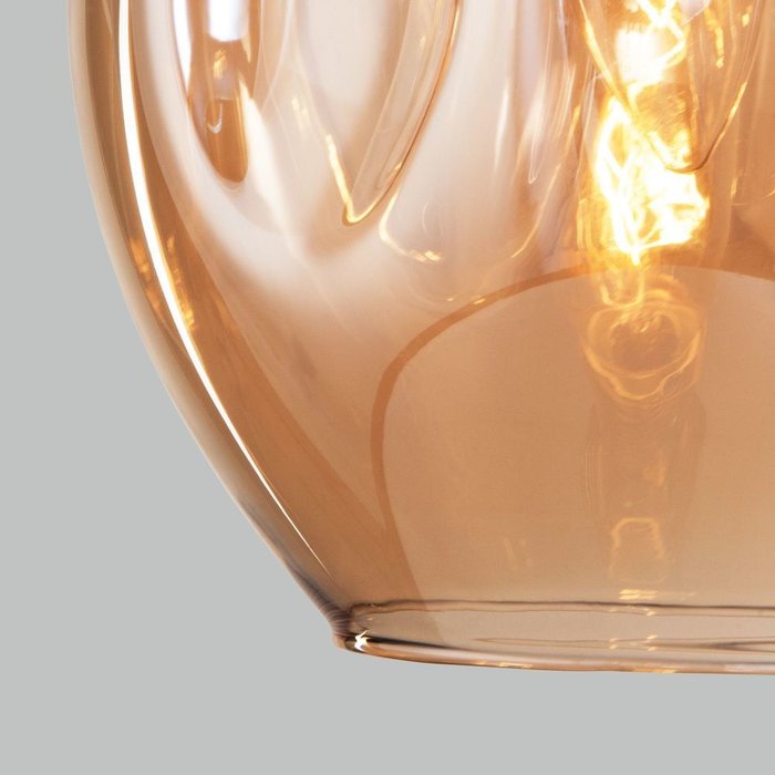 Подвесной светильник со стеклянным плафоном 50195/1 золото Mill - лучшие Подвесные светильники в INMYROOM